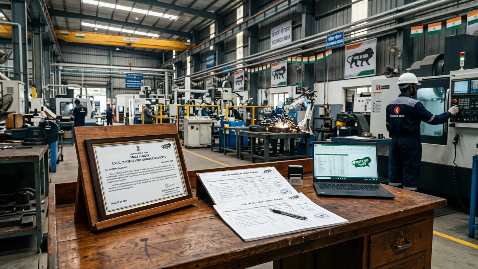 Make in India Certification & Local Content Verification Services in Raipur, Chhattisgarh