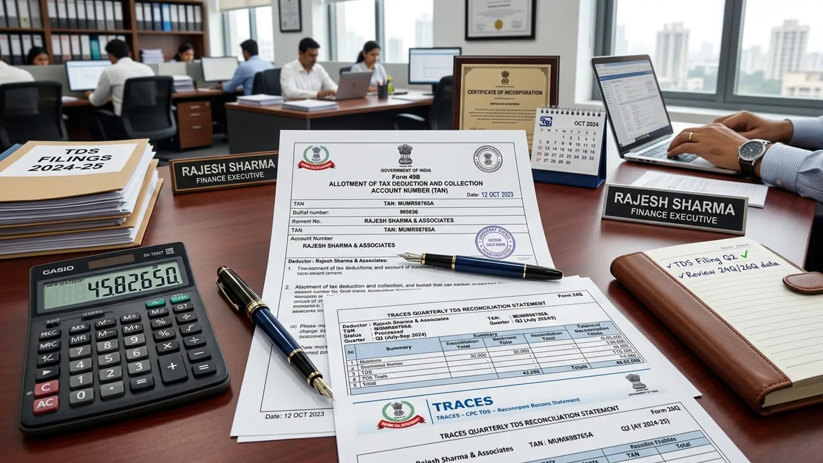 Tax Deduction Account Number (TAN) Registration & TDS Advisory in Raipur